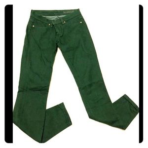 Nearly new Green Blank NYC skinny jeans, size 25